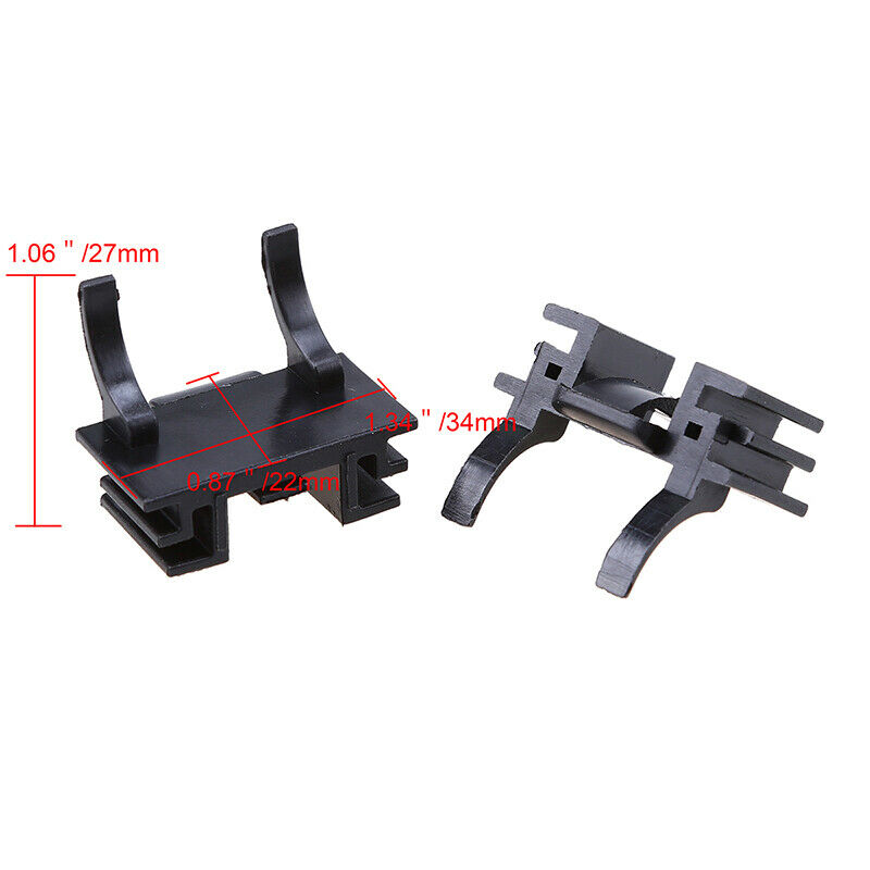 Headlight Bulb Adapter Holder Socket Retainer Bulb Holders For Fiat W/ H7 Bulb