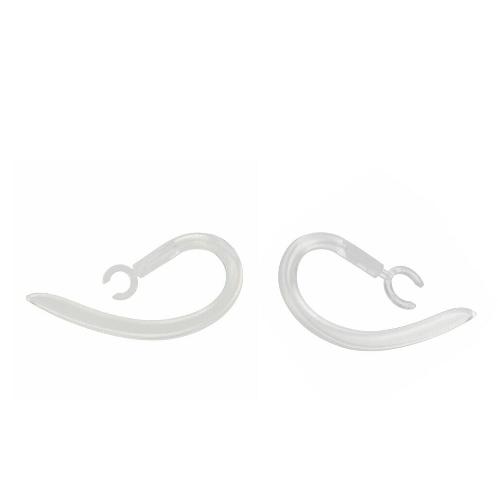 Pair Of Outline Ear Hook Clip Rotative Soft Rubber Spare Parts For Headphone