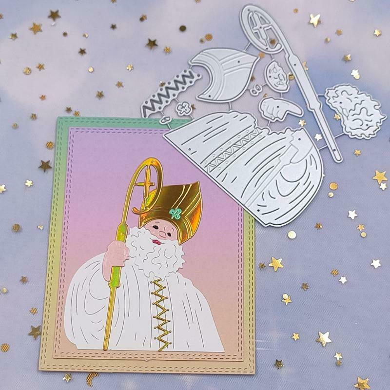 Santa Claus Metal Cutting Dies Stencil DIY Scrapbook Album Paper Card Template