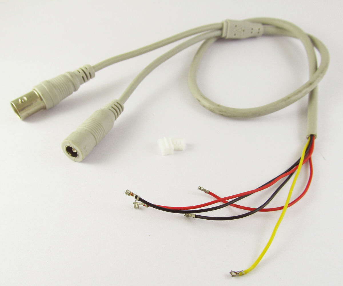 20sets 5.5x2.1mm DC Power Jack BNC Jack Cable for CCTV System