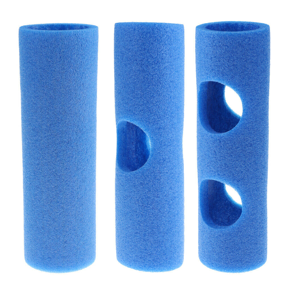 2X Swimming Pool Accessory Training Aids Holed Woggle Noodle Connector Blue