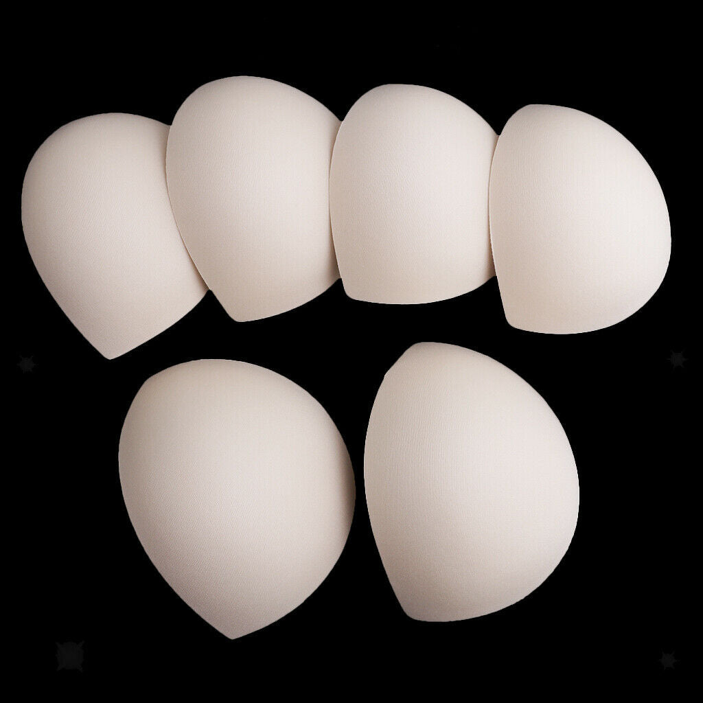 3 Pairs Nude Removable Bra Pads Cups Bra Inserts for Sports Bikini Swimwear