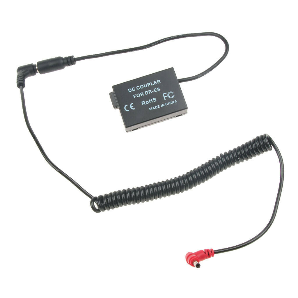 LC-E8P01 Battery Pack DC Coupler DR-E8 for Canon 550D 600D 650D 700D