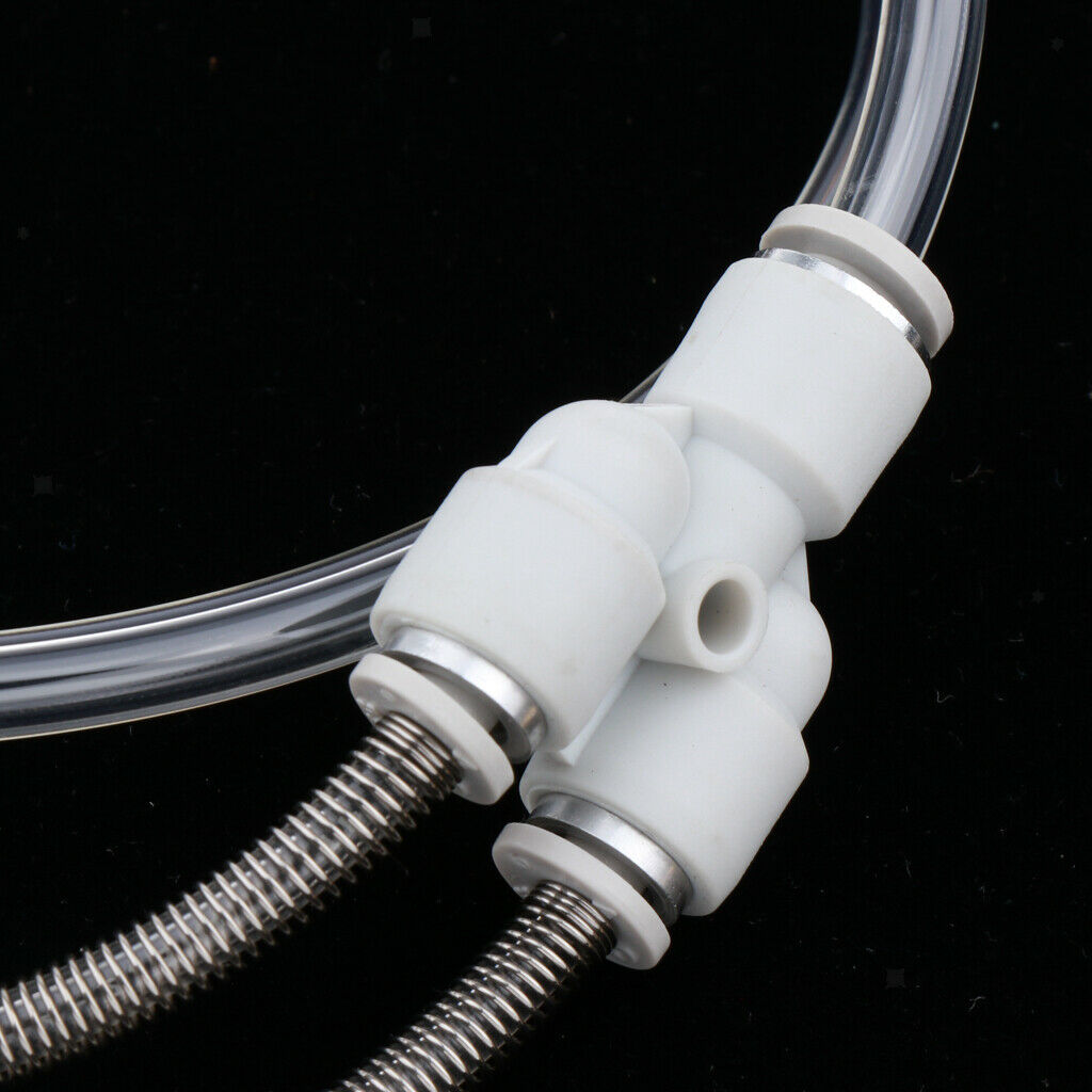Outdoor Camping 2 Way Dual Pipe Adapter Hose Pipe Burner