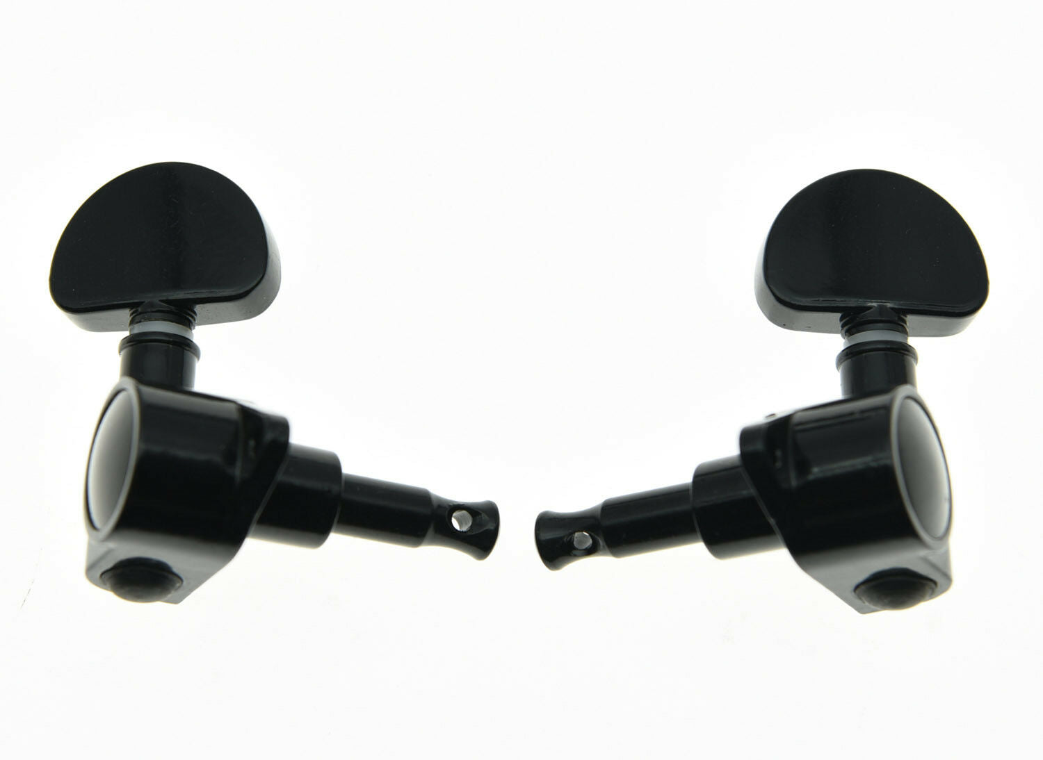 Black Straight Fixing Tag Guitar Tuners Tuning Keys for Acoustic or LP Les Paul