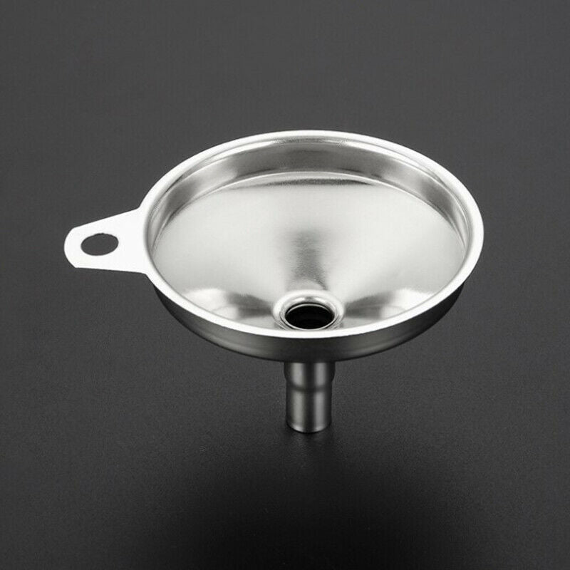 1pc Funnel Stainless Steel Filling Hip Flask Beer Liquid Oil Tools Small .l8