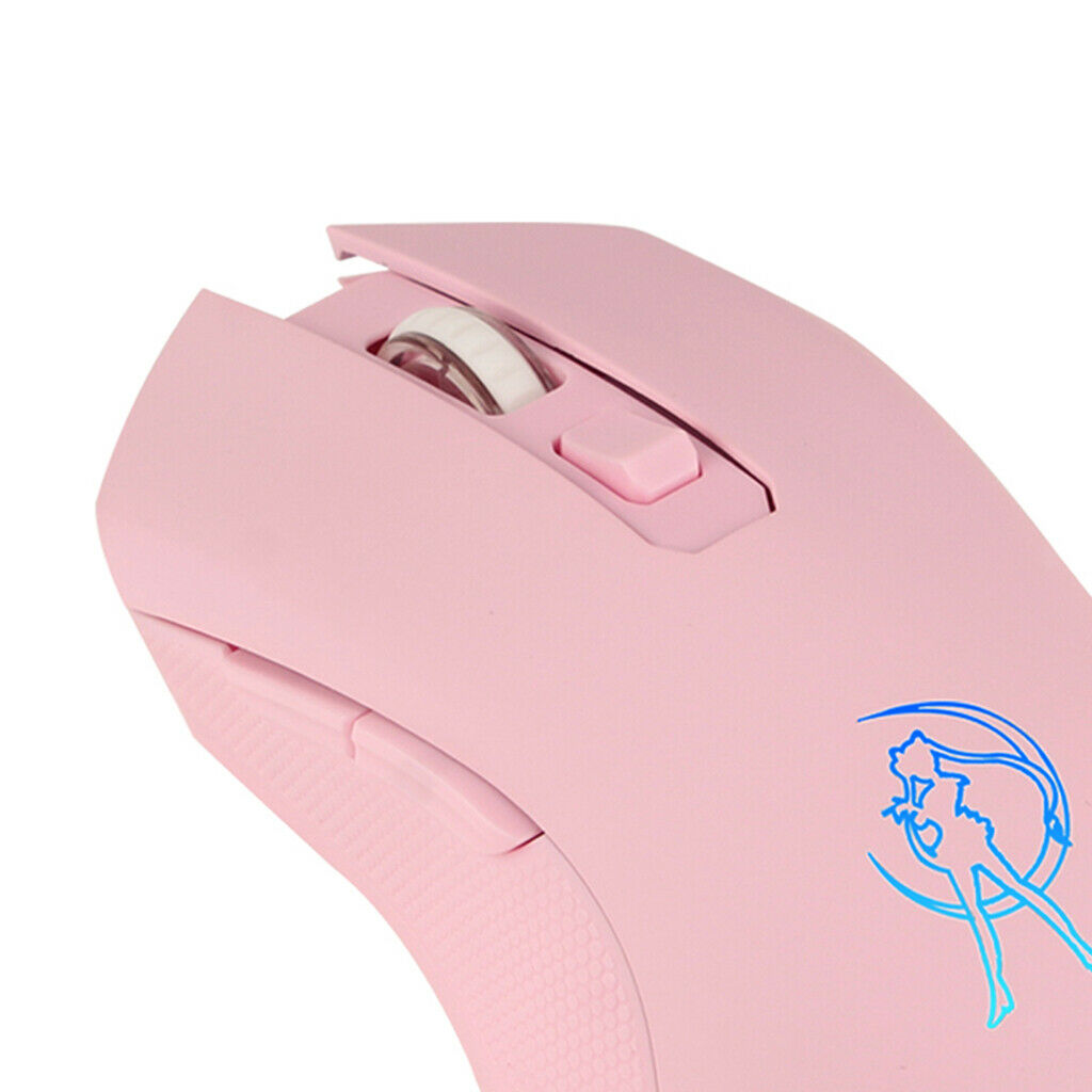 Wireless USB Optical Gaming Mouse Rechargeable with Backlit PC Laptop Mice