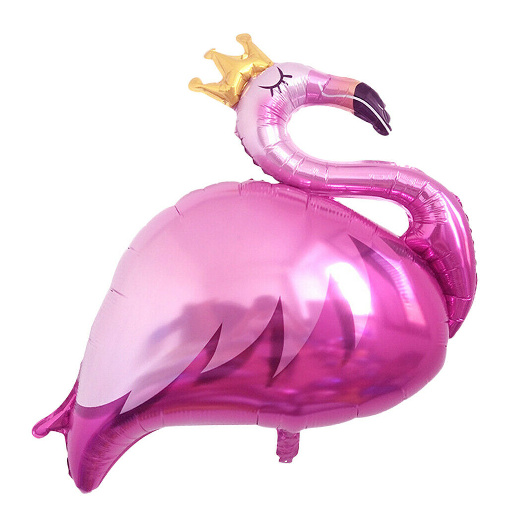 5 Pieces Cute Flamingo Aluminum Foil Balloons Wedding Party Event Decoration