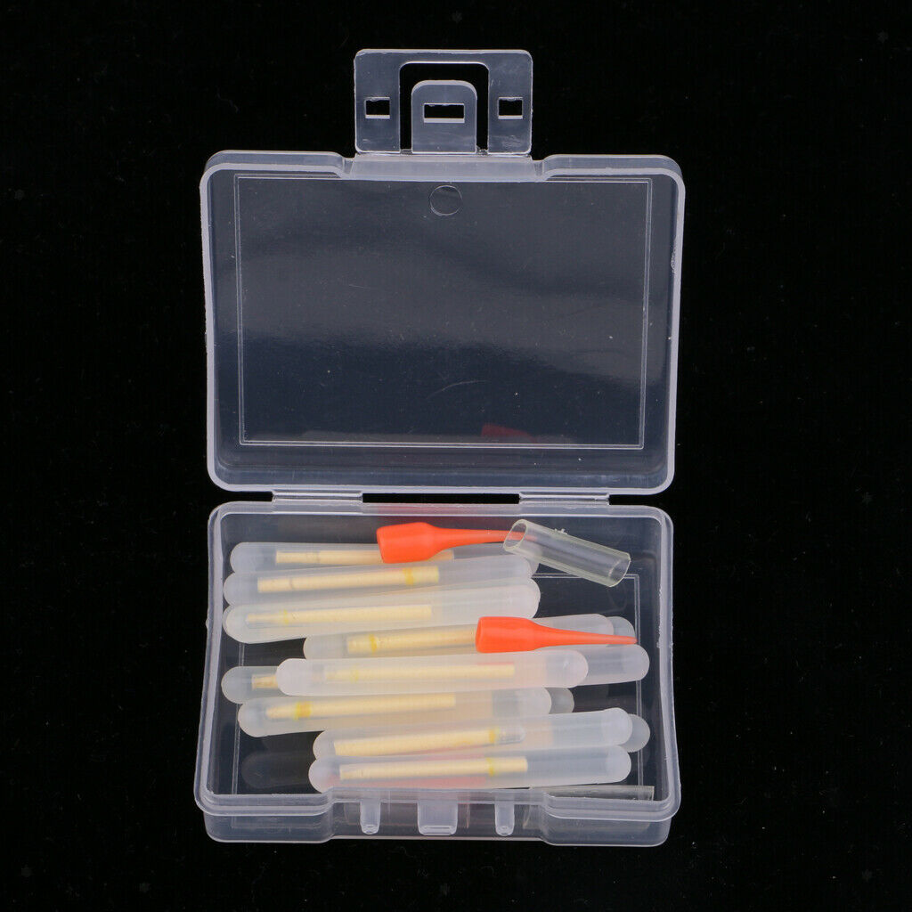 15x Fishing Glow Sticks Night Floats Fishing Sticks Chemical Light Tackle