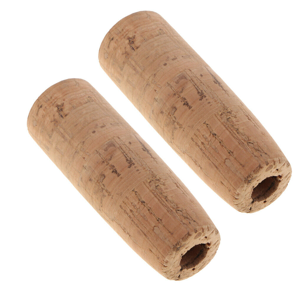 MagiDeal 2x Lightweight AA Grade Cork Fishing Rod Handle Grip DIY Components