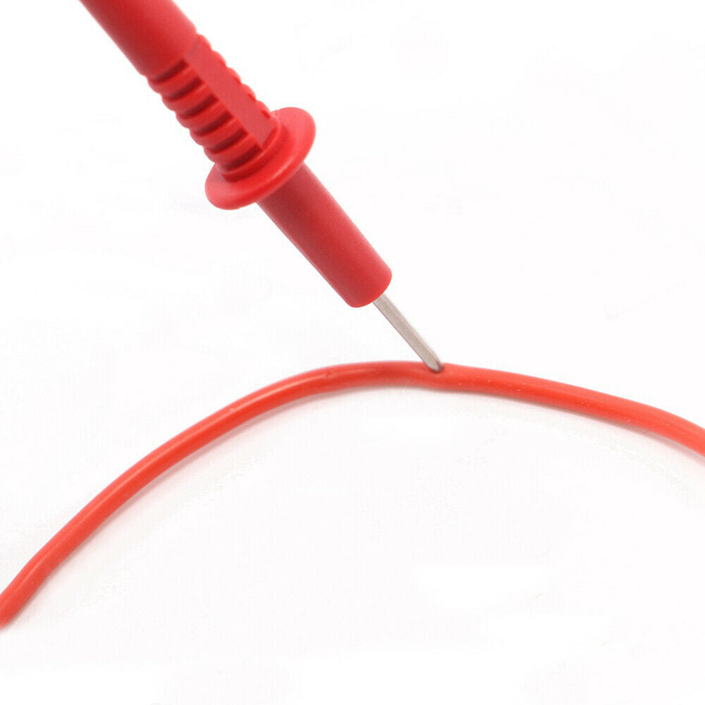 1pair 2mm Stainless Steel Test Probe Pointed Needle with 4mm Banana Socket R+B