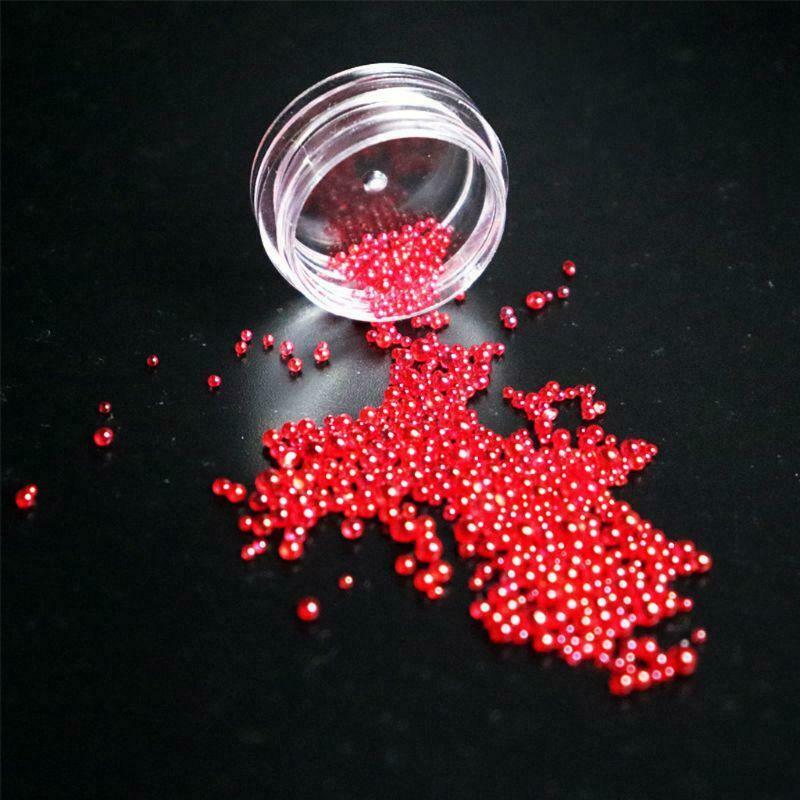 12 Boxs Mixed Mini Bubble Ball Beads 1-3mm Tiny Beads Epoxy Mold Jewelry Filling