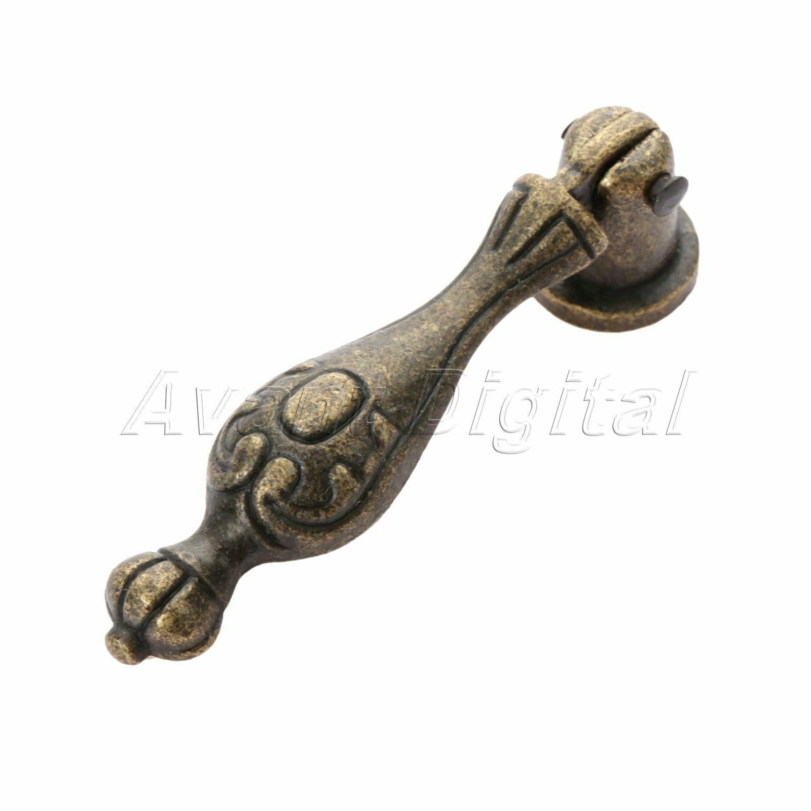 Zinc Alloy Furniture Cabinet Knobs Dresser Drawer Pendant Drop Door Pull Handle