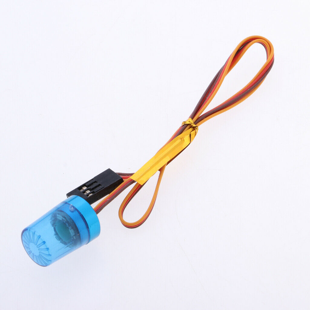 3pcs 1/10 RC Car Police 360 Degree Rotation Flash Bright LED Light DIY Part