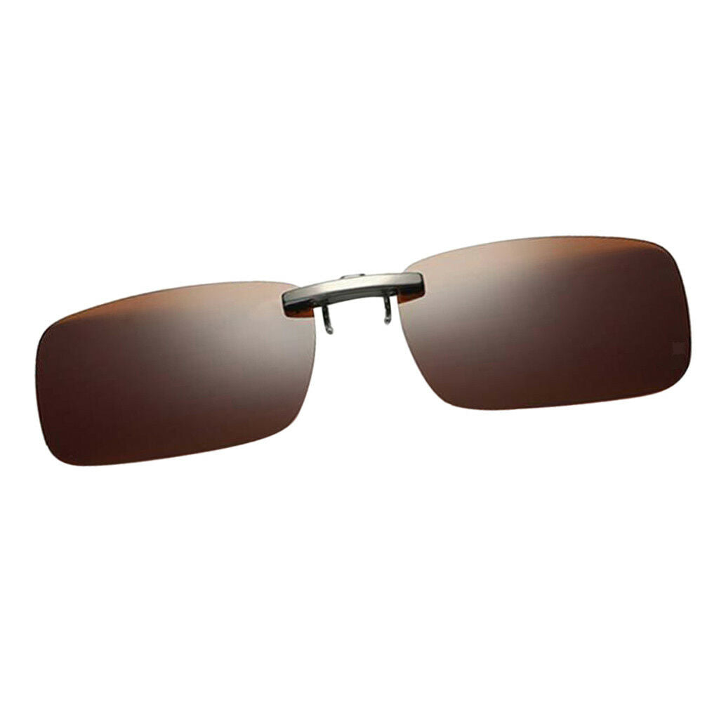 Polarized Driving Night Vision   Flip-up Lens UV 400 Sunglasses Gray