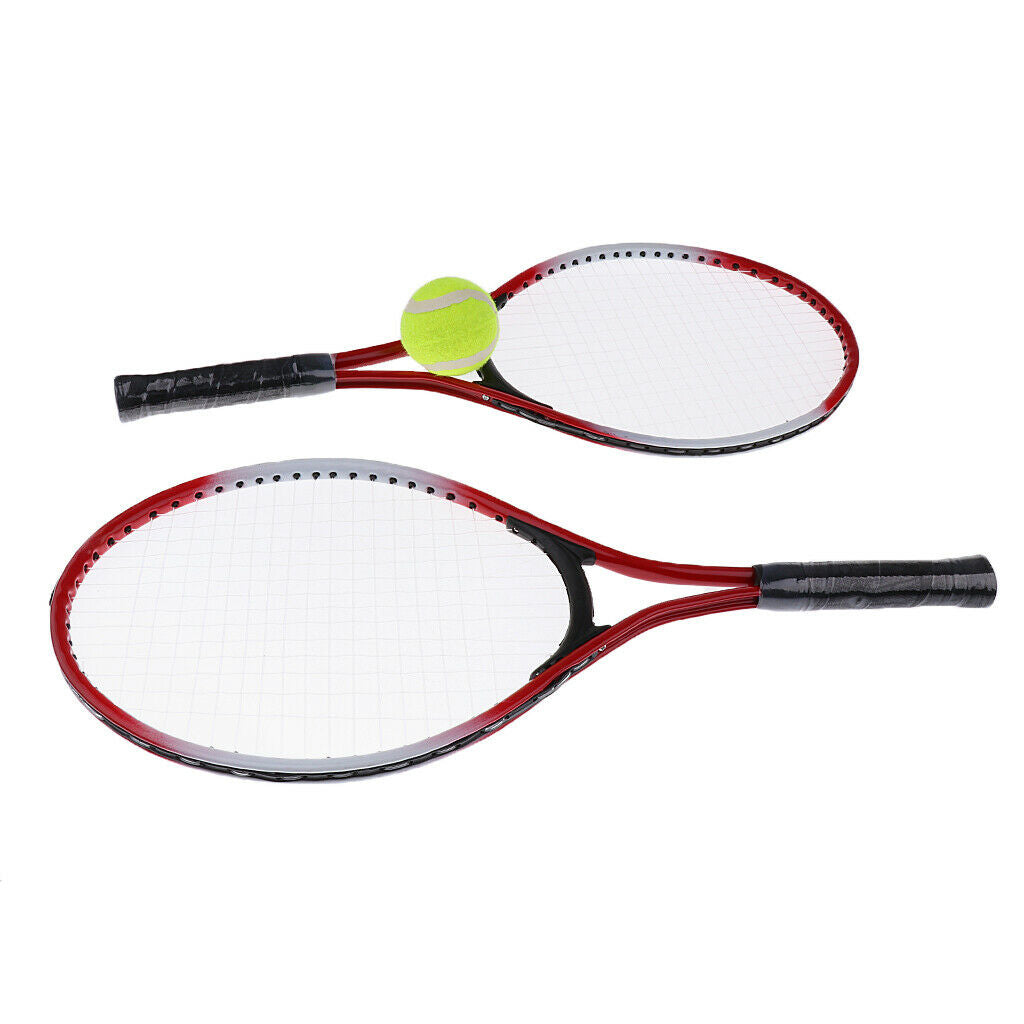 Tennis Racket Racquet For Beginners Training Children Kids Learners - Red