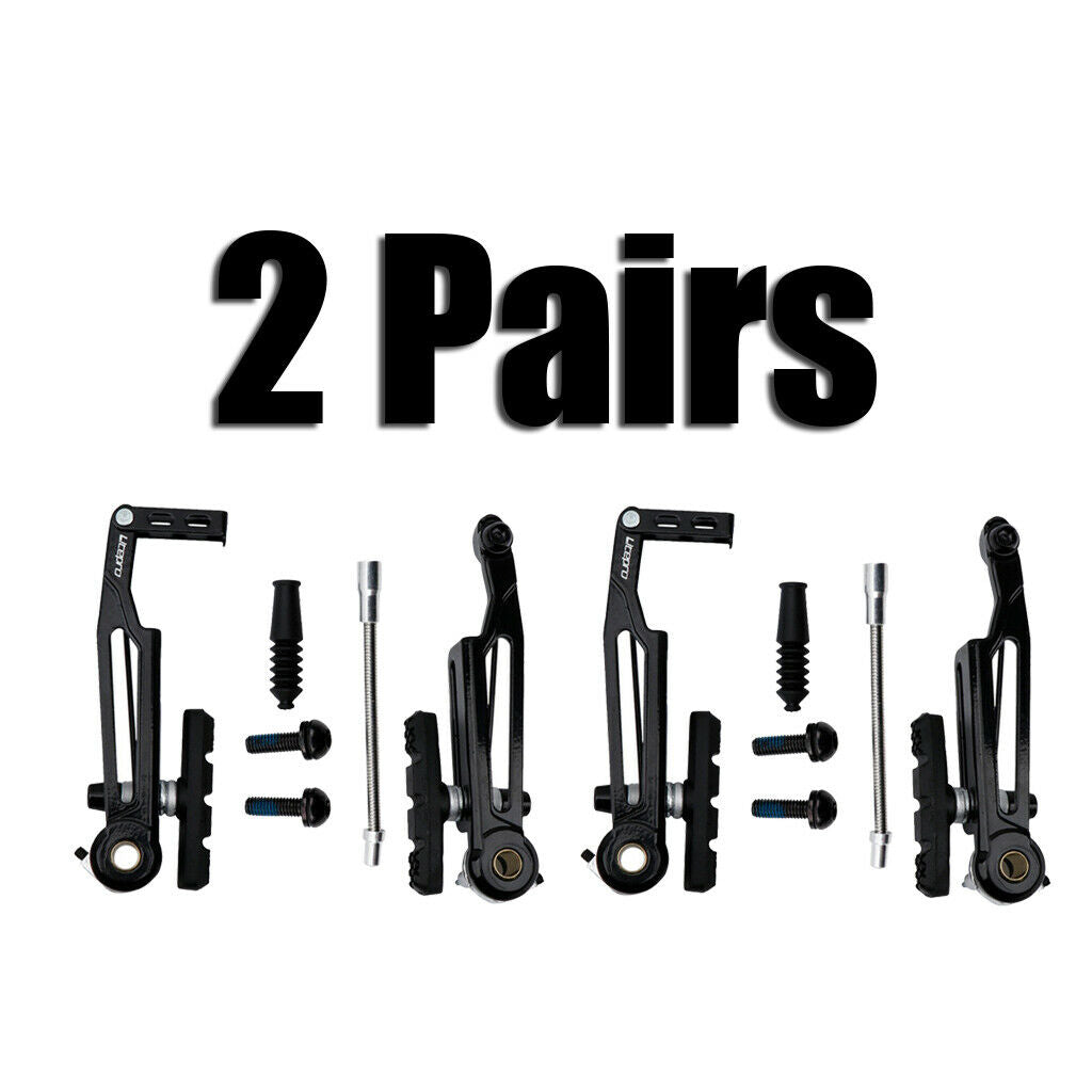 2Pair Mountain Bike Bicycle V Brake Caliper Clamp Set Replacement Long Arm 110mm