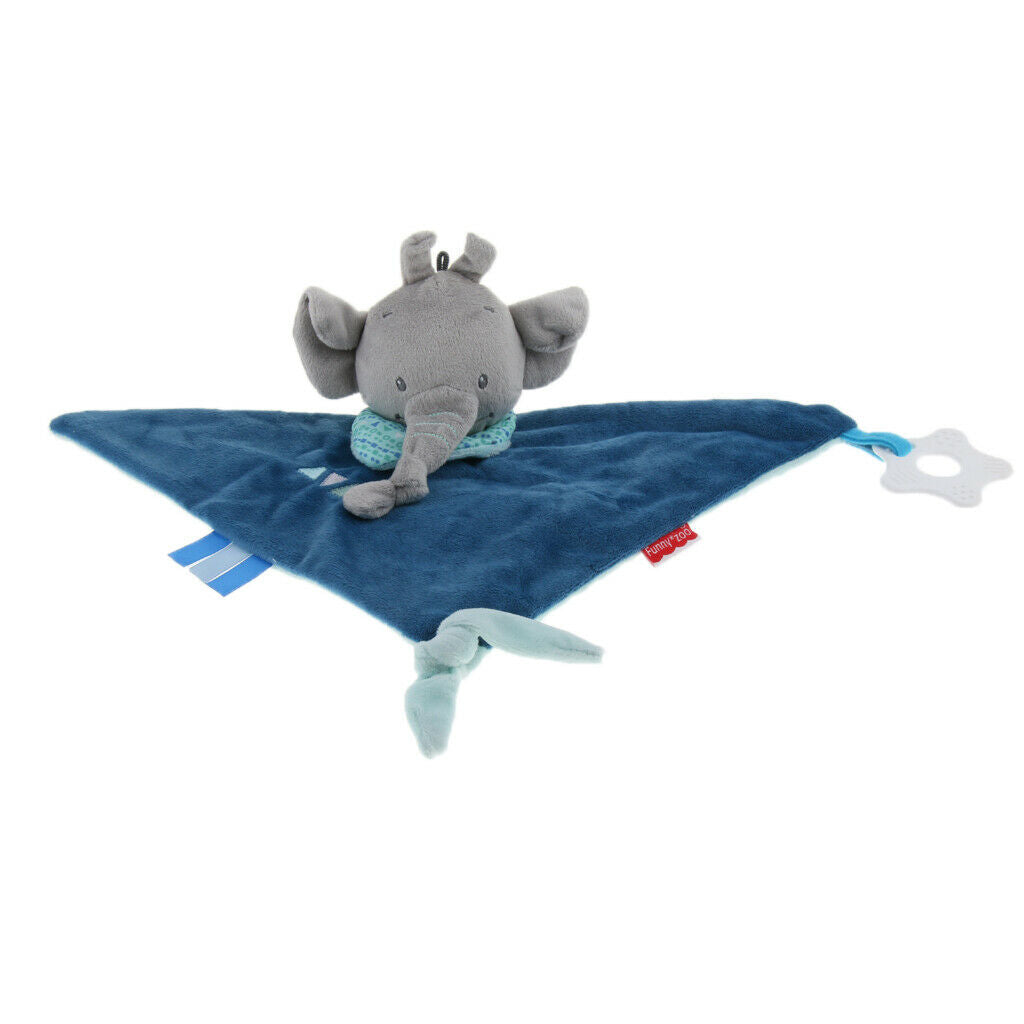4Pcs Soft Nursery Security Blanket Simulation Plush Towel Unisex Multicolor