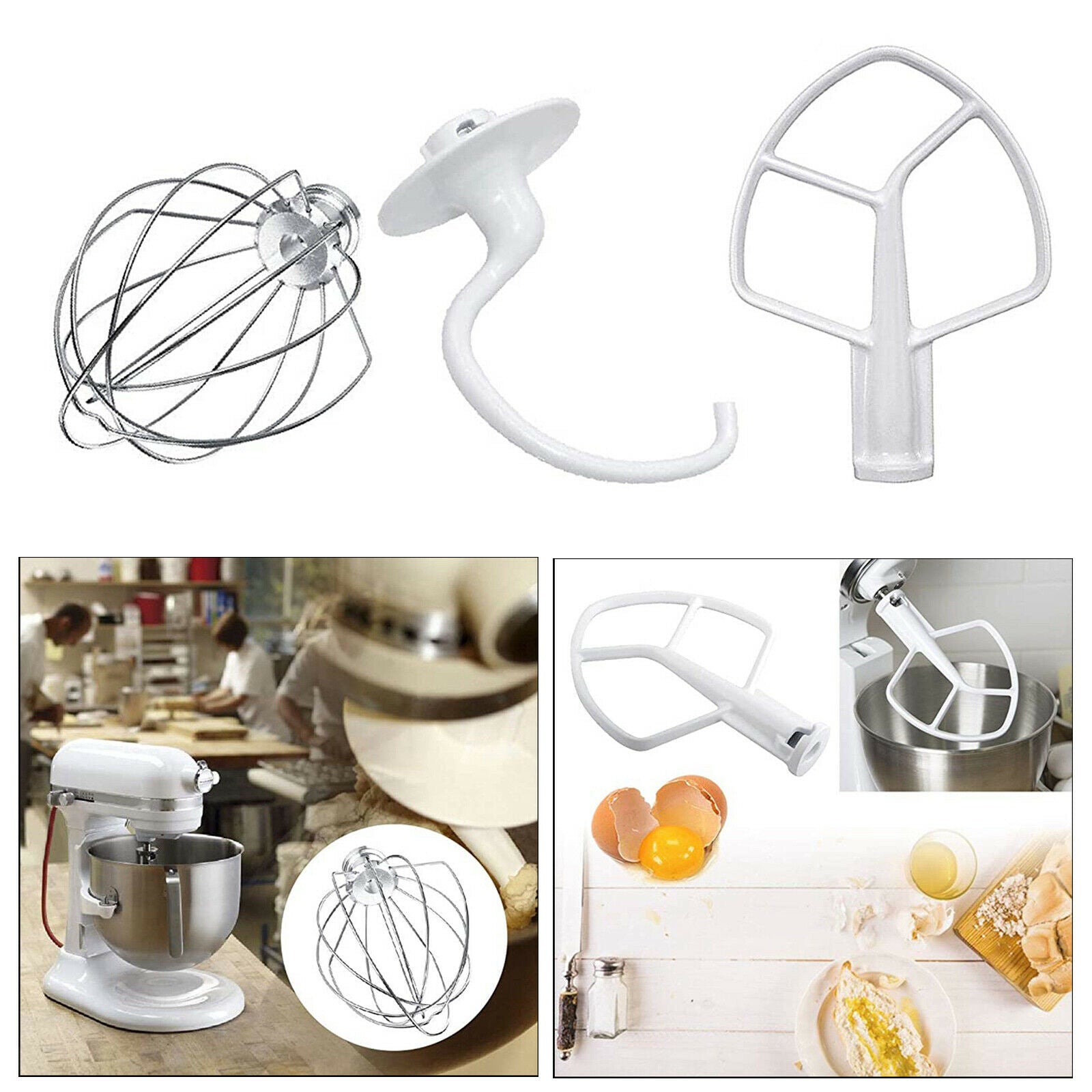 Replacement Flat Wire Whisk for 3pc Mixer.