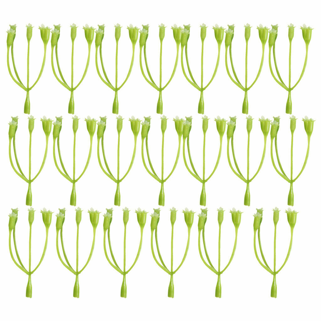 20 Pieces 7 Cm Plasitc Artificial Flower Stems Diy Materials For