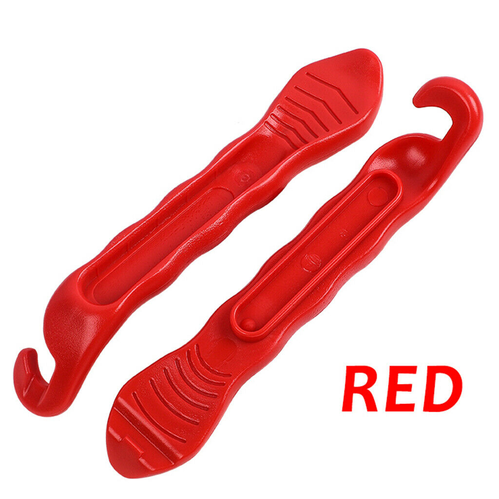 5 Pieces Bicycle Bike Tire Changer Wheel Lever Remover Repair Pry Tool Red