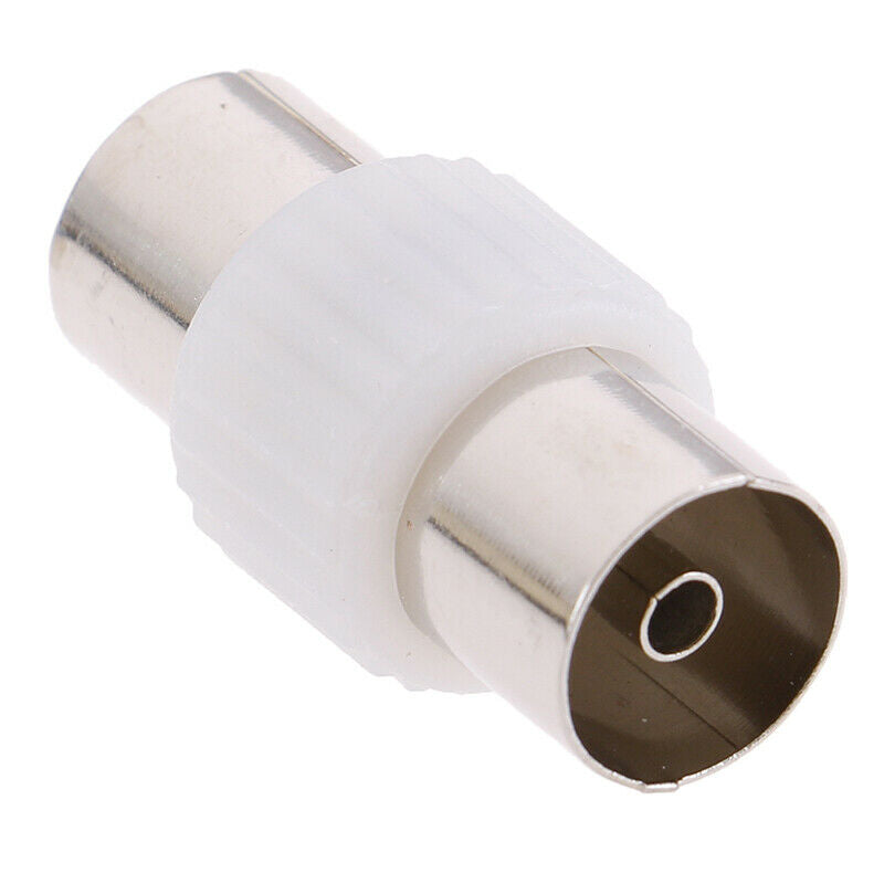 2pcs Female to Female Antennas TV Plug Jack RF Coaxial Adapter .l8