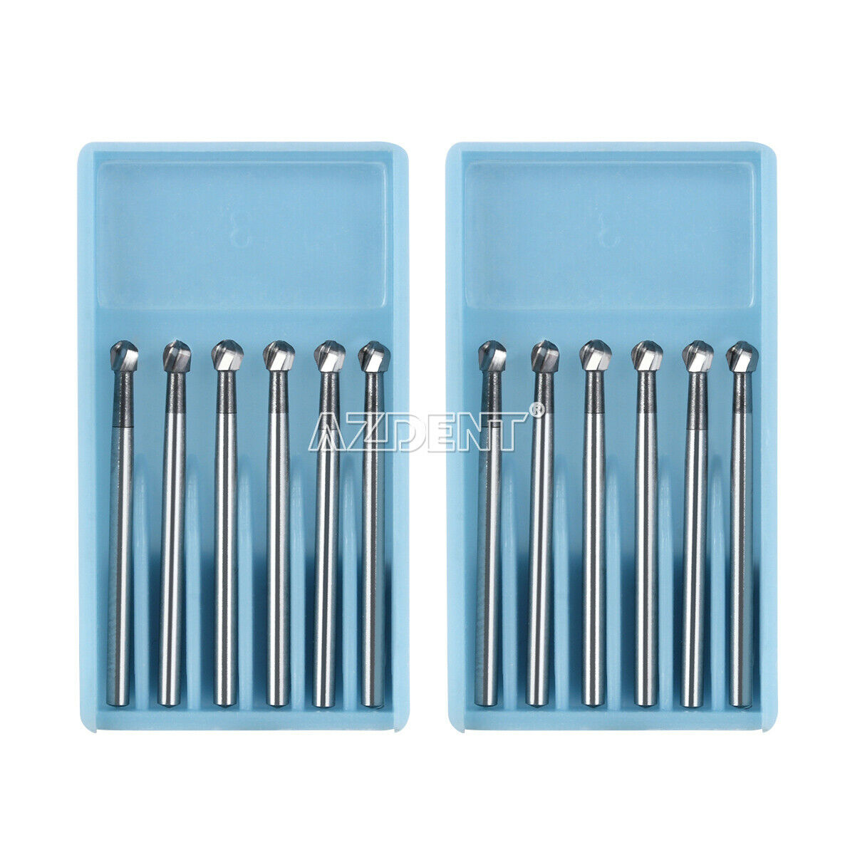 5 Kits Dental Surgical Tungsten Carbide Bur Round Shape 25mm FGXL 8# High Speed
