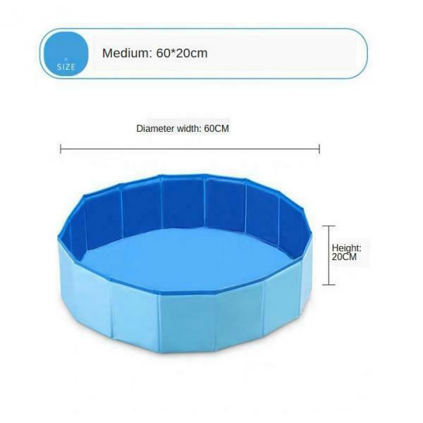 Foldable Pet Bath Pool Dog Pet Pool Bathing Swimming Tub for Dogs Red