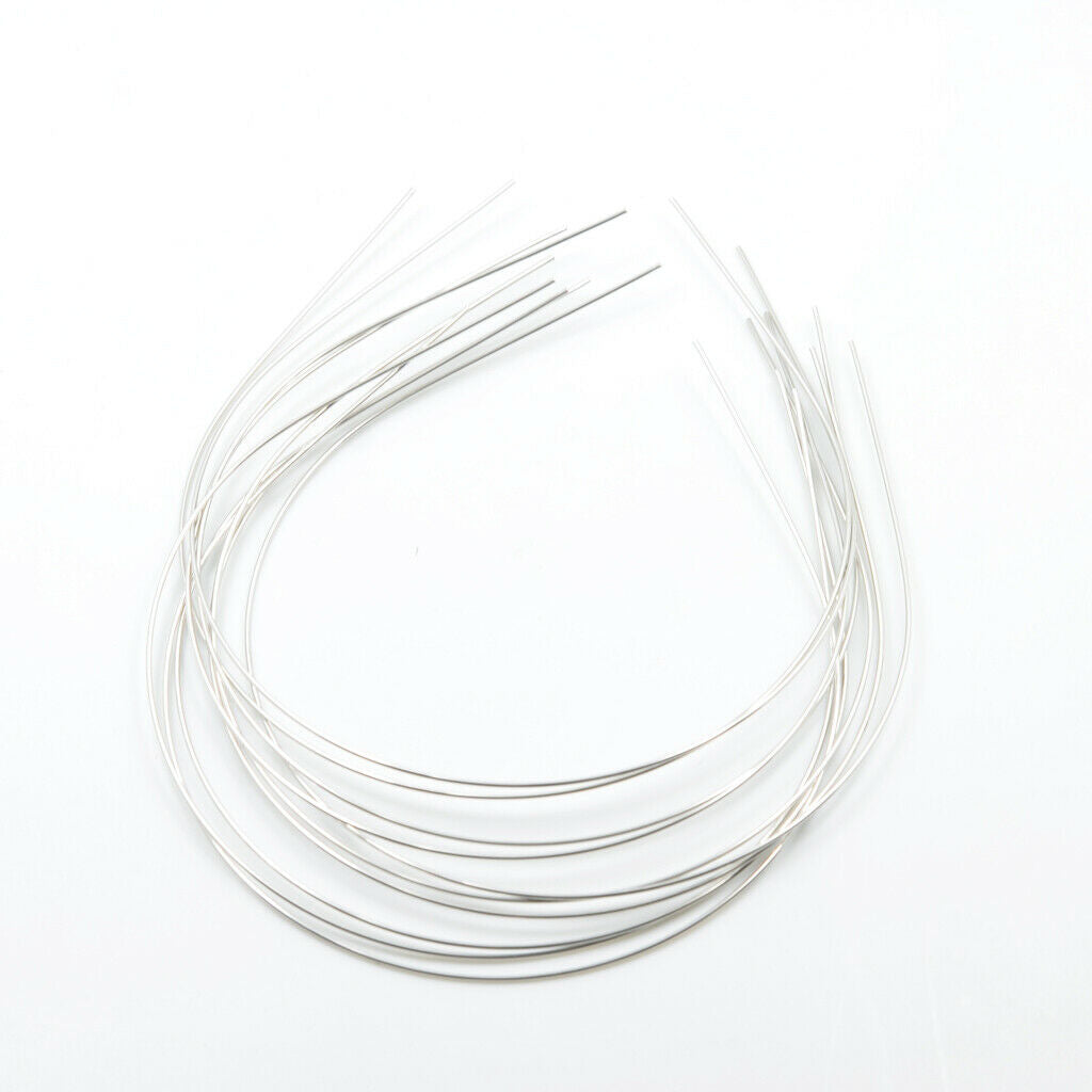 10Pieces Stainless Plain Metal Headband Craft Headbands Tiara Base Hair Band