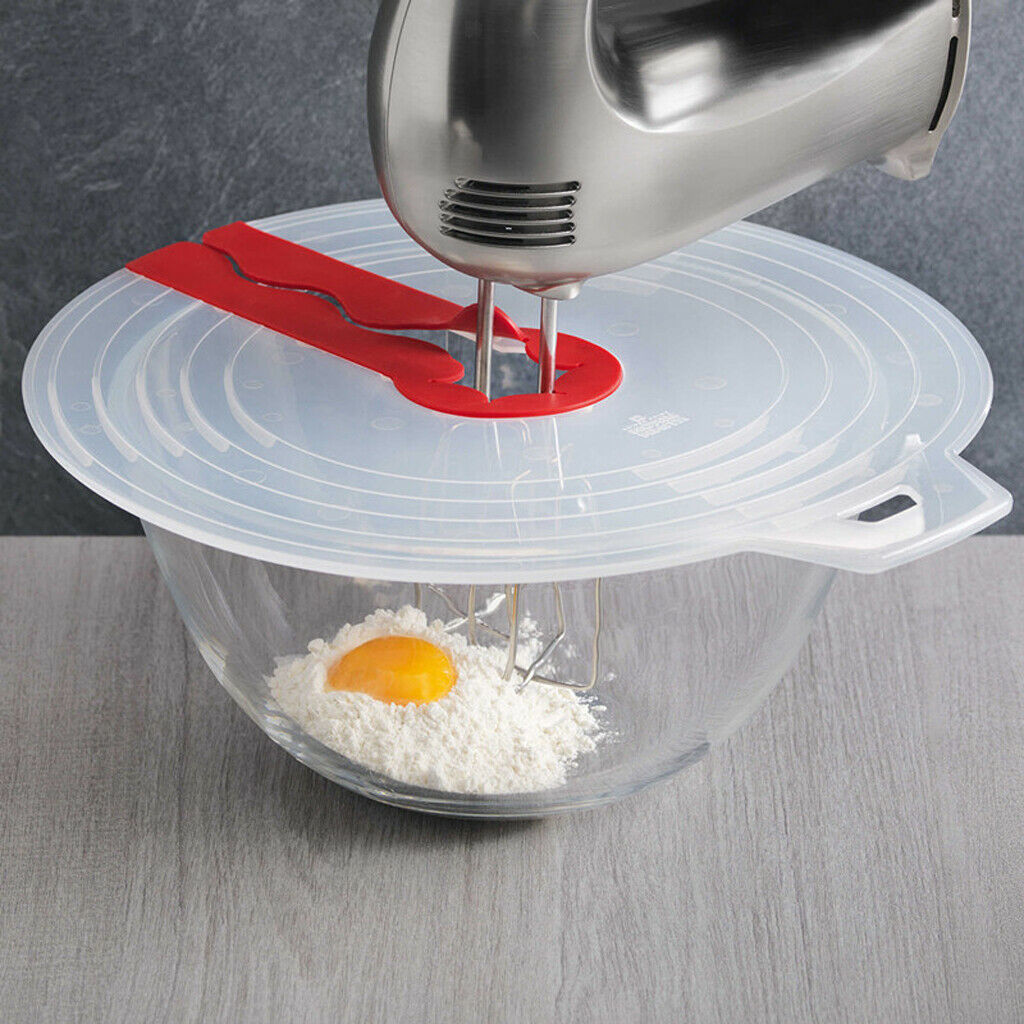 12" Plastic Splatter Screen Egg Bowl Splash Proof Guard Frying Pan  Lid