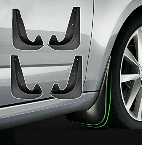 4PCS Universal Car Mud Flaps Splash Guards for Front or Rear Auto Accessory DIY