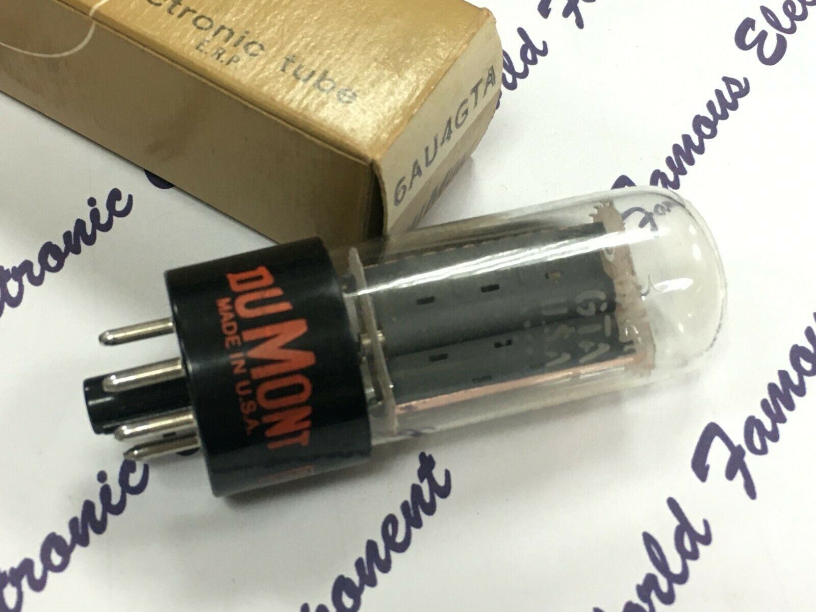 1pcs - DUMONT 6AU4GTA Vacuum tube - NOS