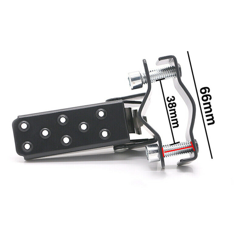 Motorcycle Retro Folding Pedal Back Wheel Metal Non-slip Foot Peg 24-38mm Adjust
