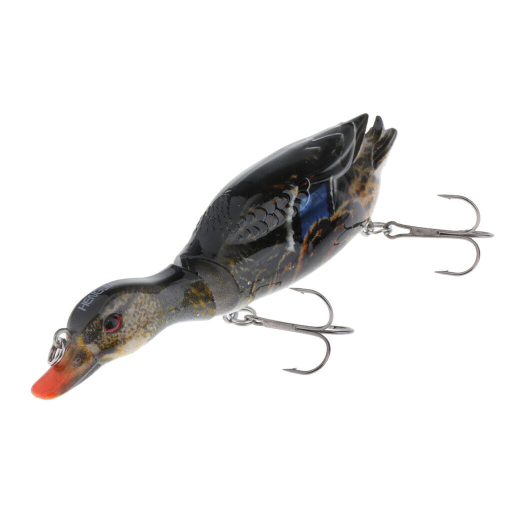 Artificial Fishing Bait Simulate Duck Treble Hooks Segment Lures 1