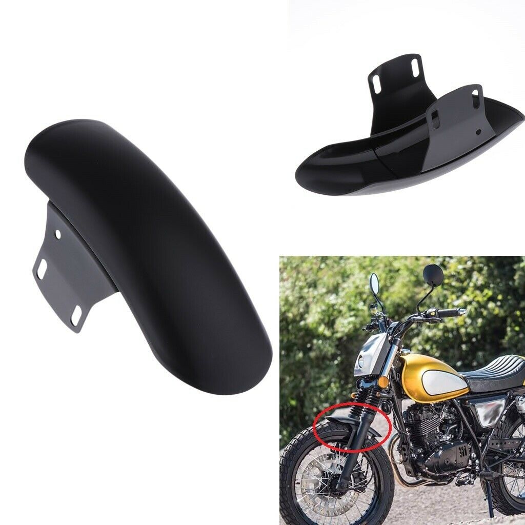 Universal Motorcycle Front Mud Dust Guard Fender Stainless Steel for GN125