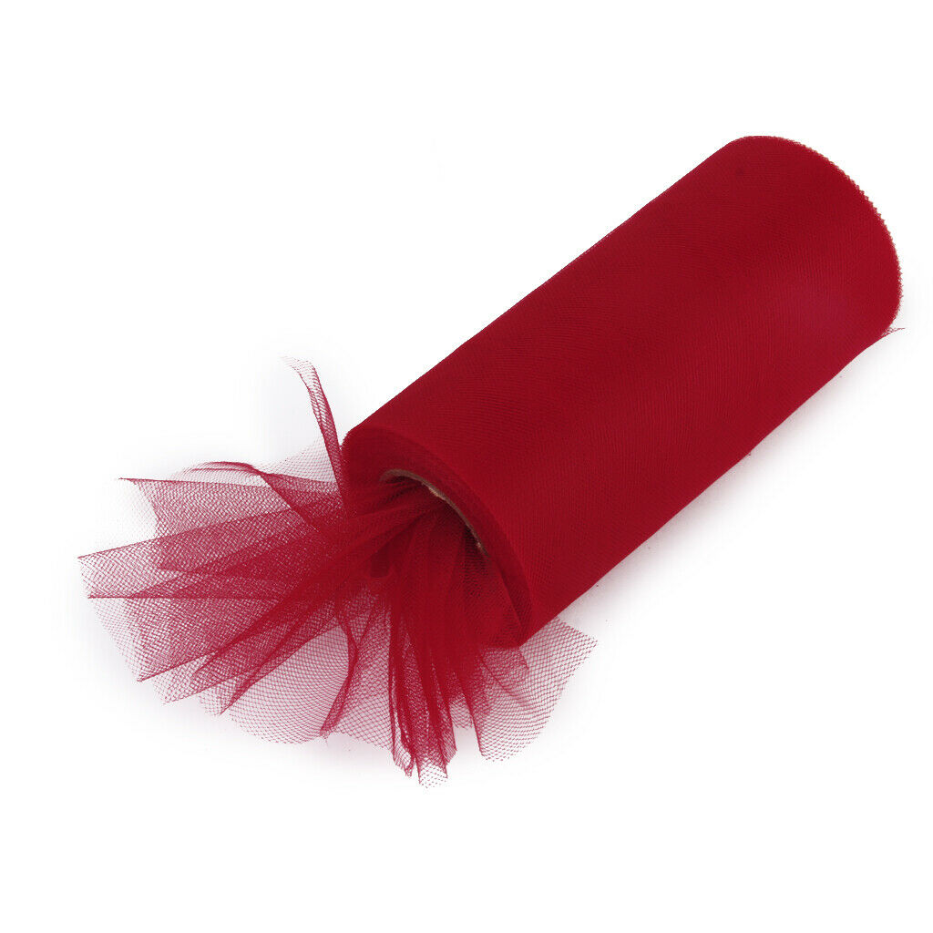 2 Pieces Rolls of Tulle Ribbon Ball Birthday Gift Invitations Diy 22m X 15