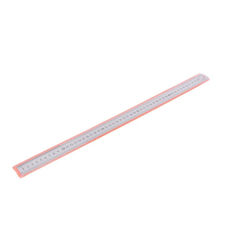 Groove Right Stainless Steel Metric Ruler 50 cm Stainless Metric Ruler W8D6D6