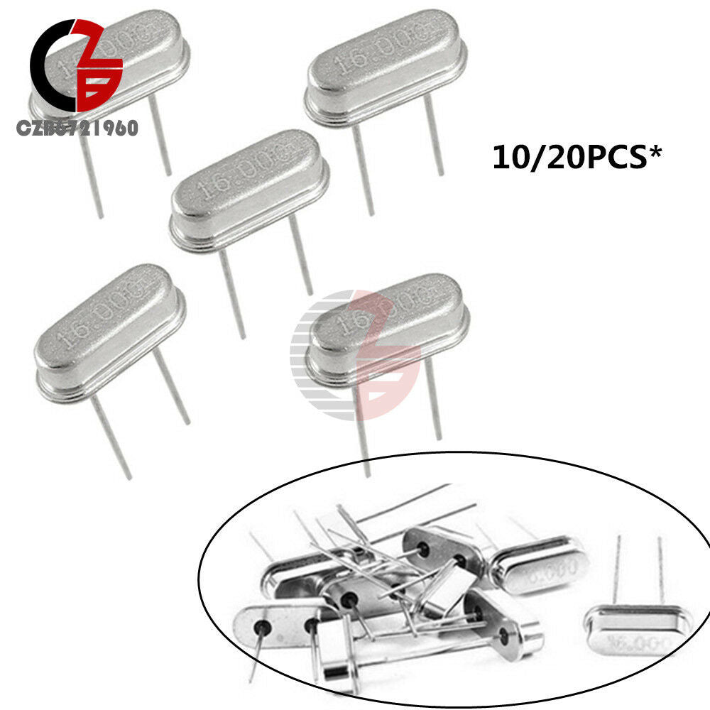 10Pcs 16.000MHZ 16MHZ 16M HZ HC-49S Crystal Oscillator New