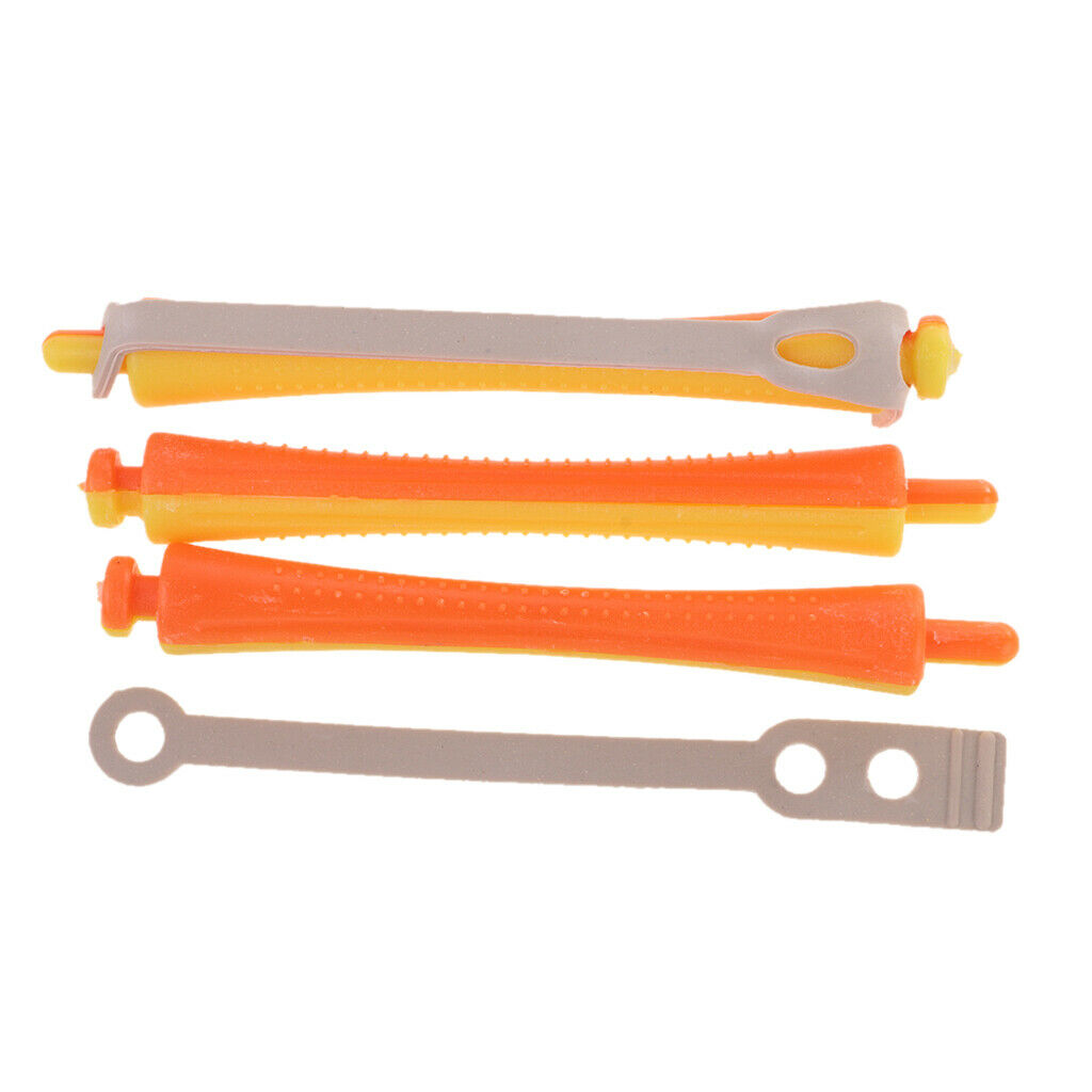 36Pcs Perm Curling Rods Pin Curls Bangs Curlers Perming Rollers 1.6x9cm