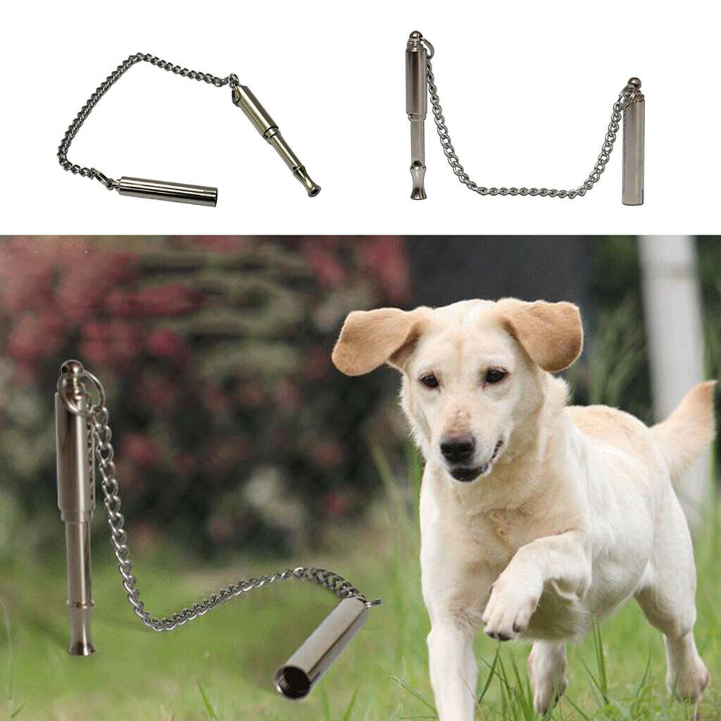 2 Dog Training Whistle Ultrasonic Stainless
