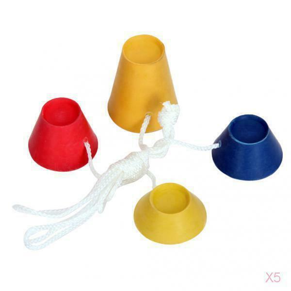 5x 4PCS JUMBO RUBBER WINTER TEES MIXED COLOURS 11MM, 16MM, 22MM, 37MM HIGH