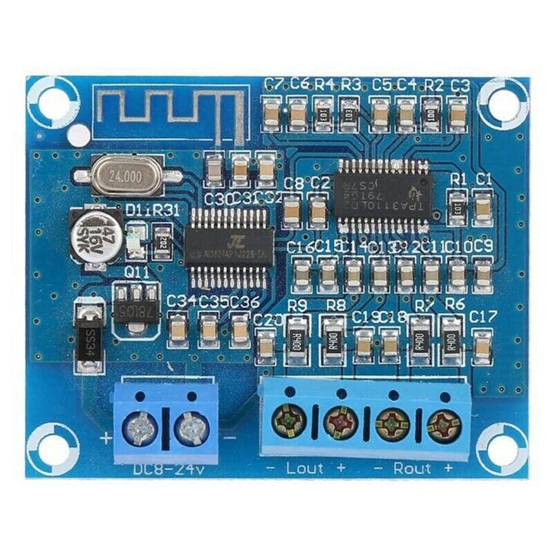 TPA3110D2 Mini Power Amplifier, Digital Dual Channel Stereo Bluetooth Power AmH5