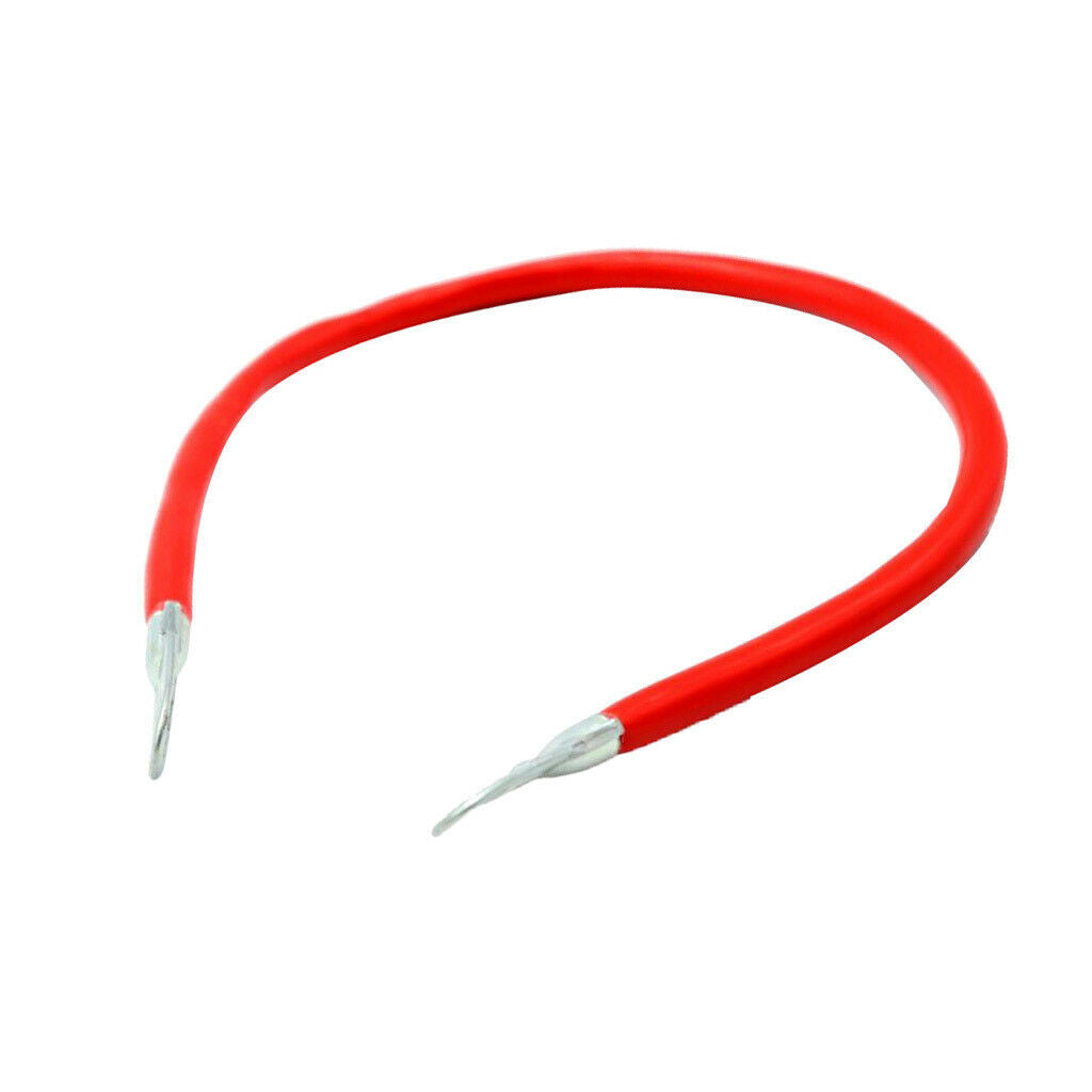 2Pcs 5AWG Battery Cable Wire Battery Power Inverter Cables for Marine Red
