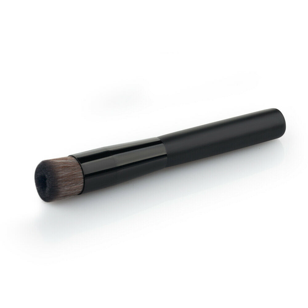 Professional Face Liquid Foundation Blend Brush Flat Concave Makeup Tool