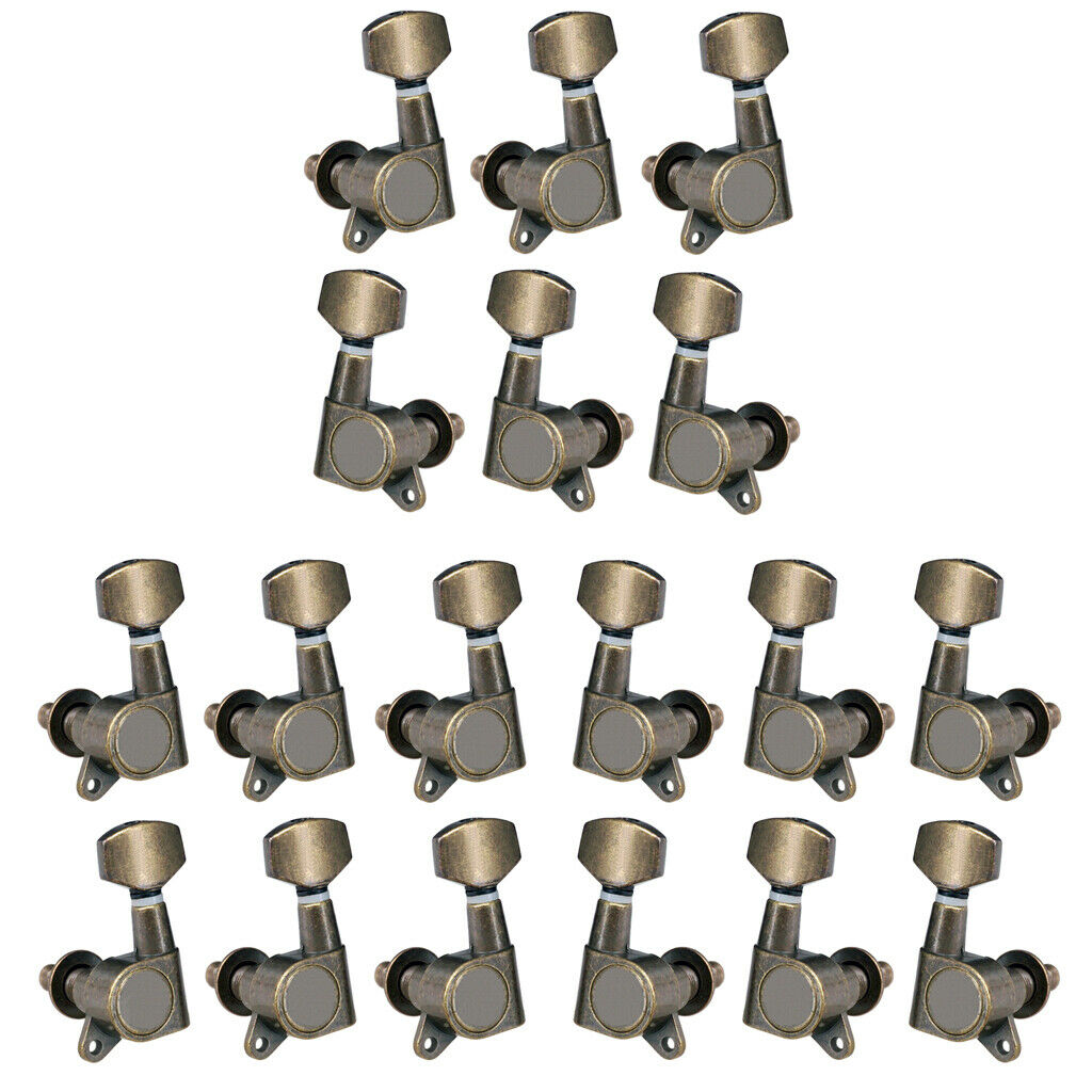 6pcs 6R Sealed Gear Guitar Tuning Pegs Machine Heads for Guitar Accessories