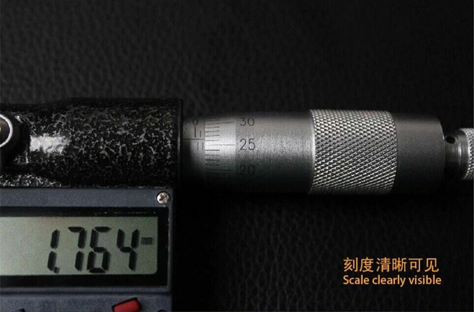 New Digital display and Mechanical scale 2 in 1 Spiral Micrometer Caliper 0-25mm