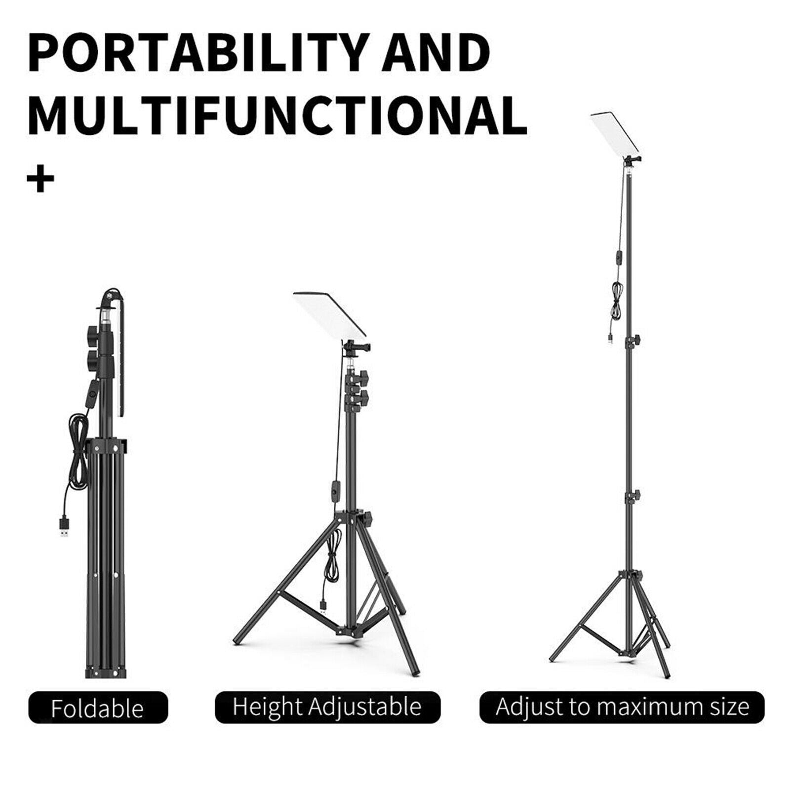 Camping Lantern Light Outdoor Tripod Portable Led Work Light Hiking Lamp USB