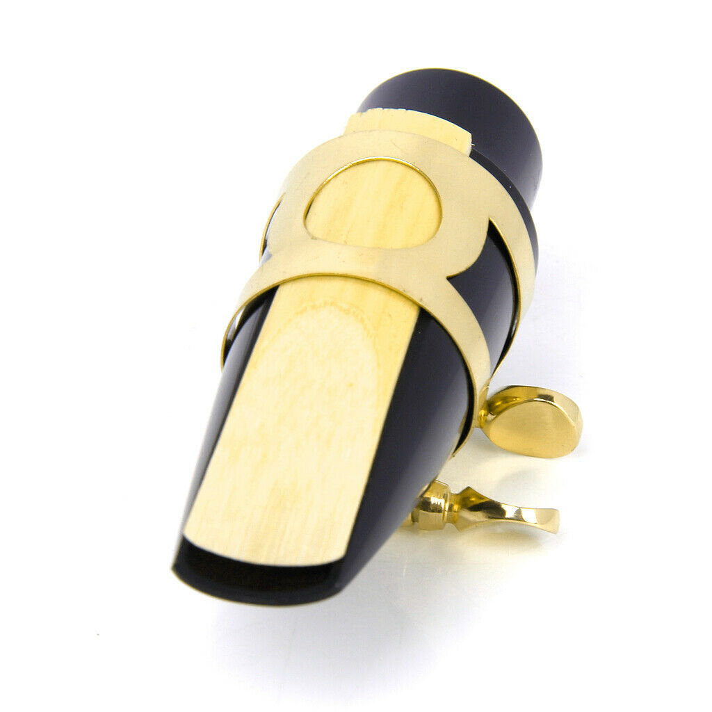 Black Saxophone Mouthpiece with Ligature   2.5 Reed for Alto Sax Accessory