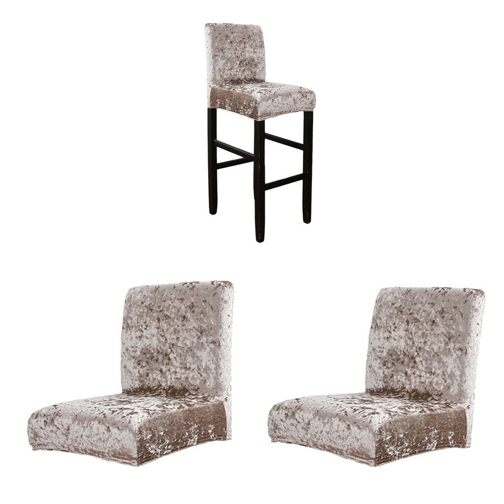 2pcs Spandex Low Short Back Chair Seat Protector Wedding Banquet Hotel Decor