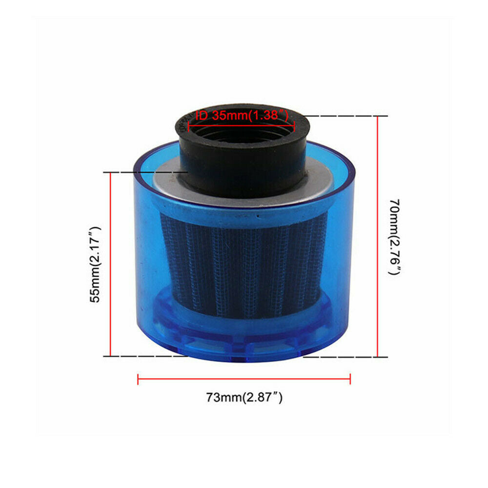 38mm Pit Dirt Bike ATV Splash Air Filter 90cc 110cc 125cc 140cc 200cc Brand New